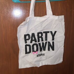 PARTY DOWN STARZ rare promotional tote bag